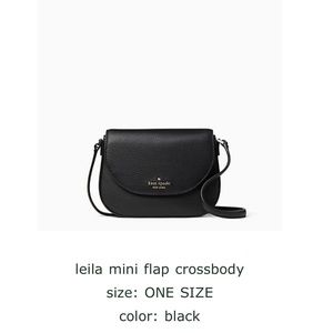NWT Kate Spade Leila mini flap crossbody
